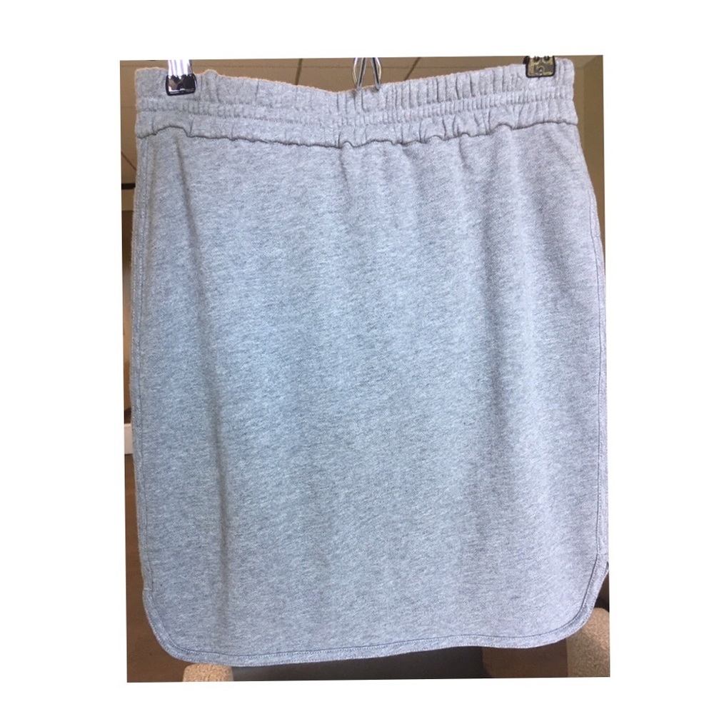 J Crew Grey Cotton Skirt Size 00